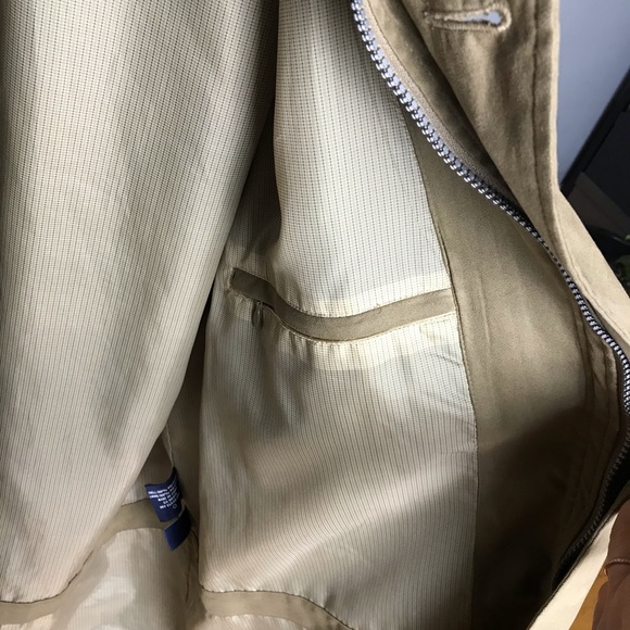 Oscar De La Renta Brown Faux Suede Unisex Blouson / Barn Jacket 🐻🤎 - Picture 6 of 12